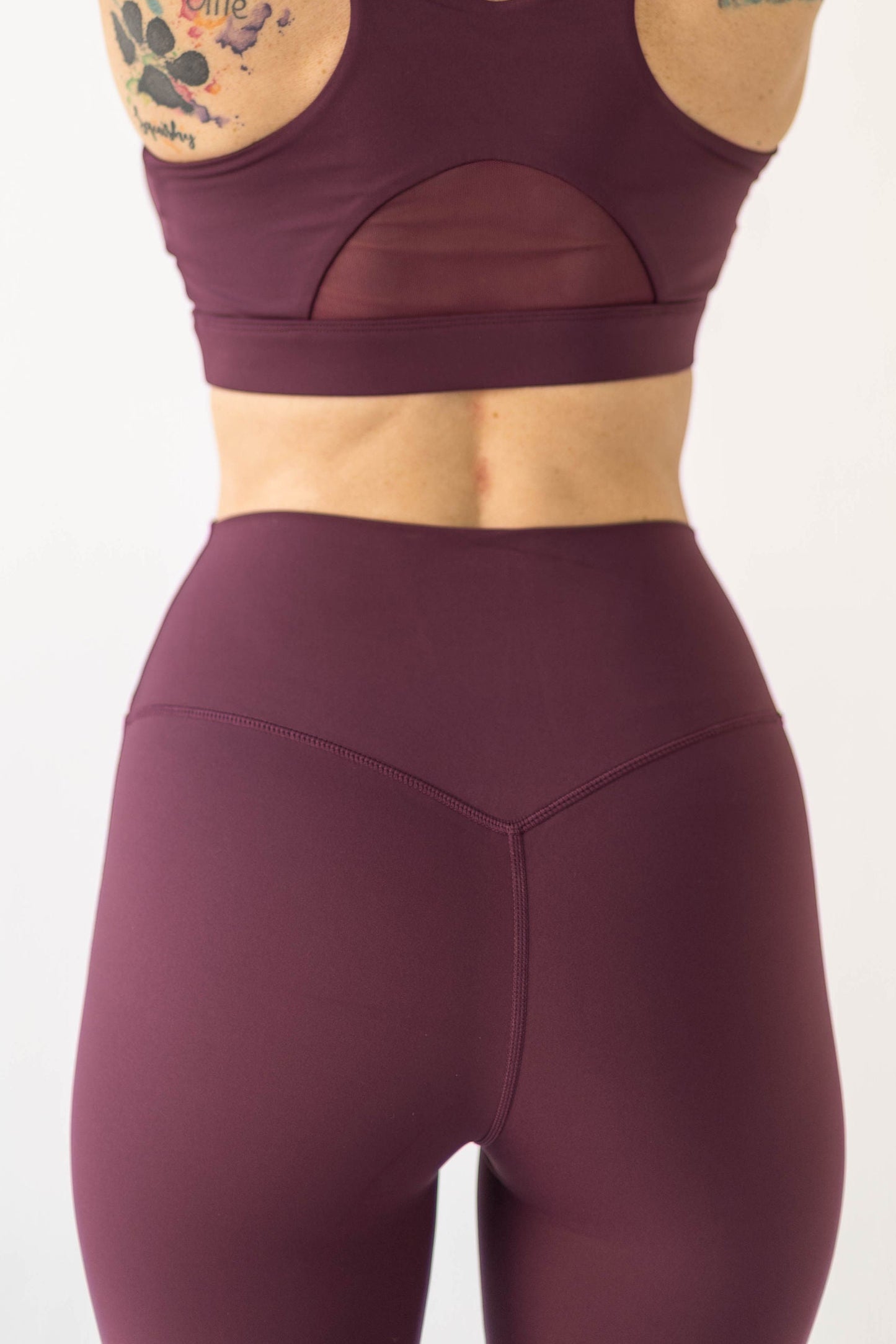Refine Leggings - Burgundy