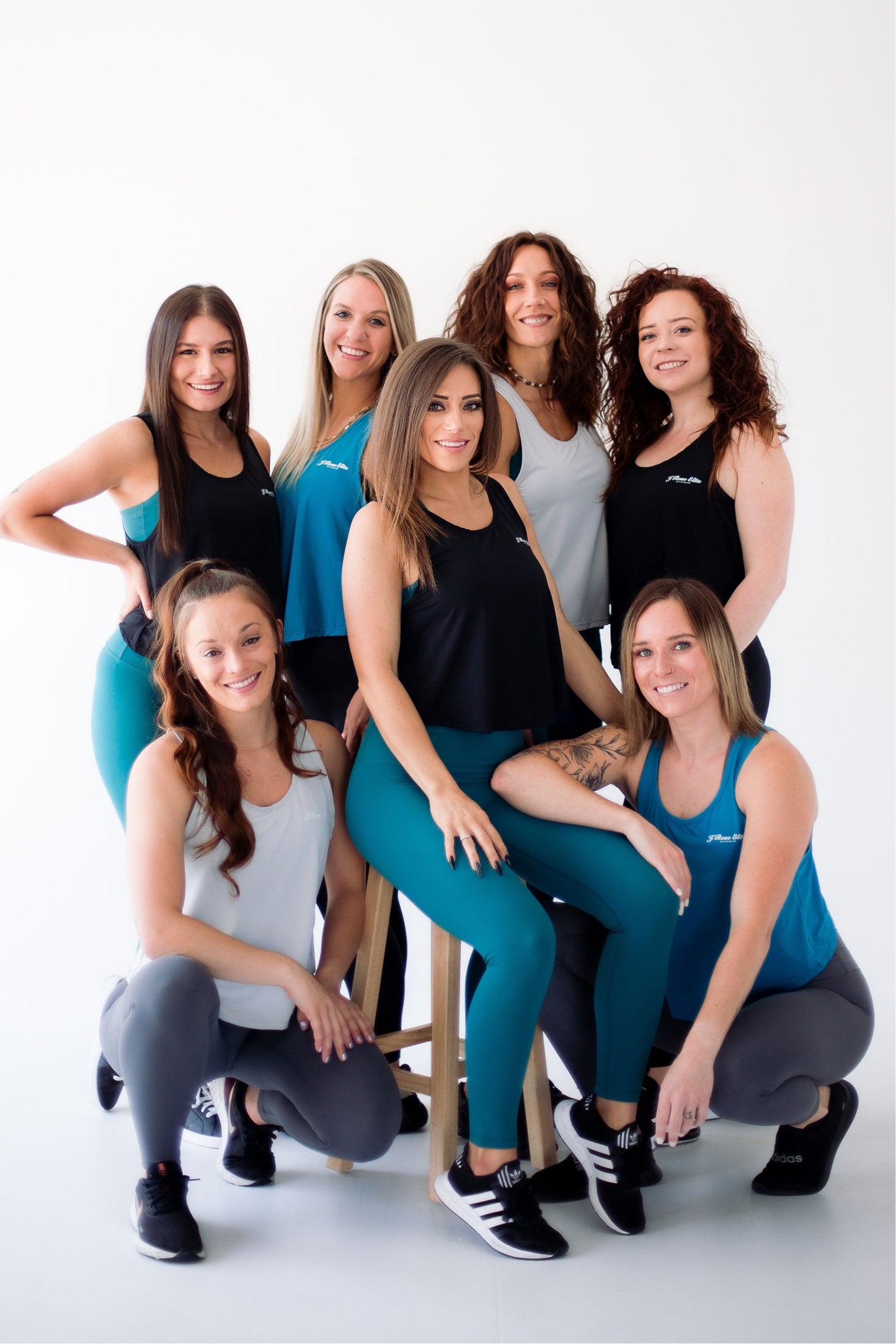 Essential Racerback Tank-Teal SMALL ONLY