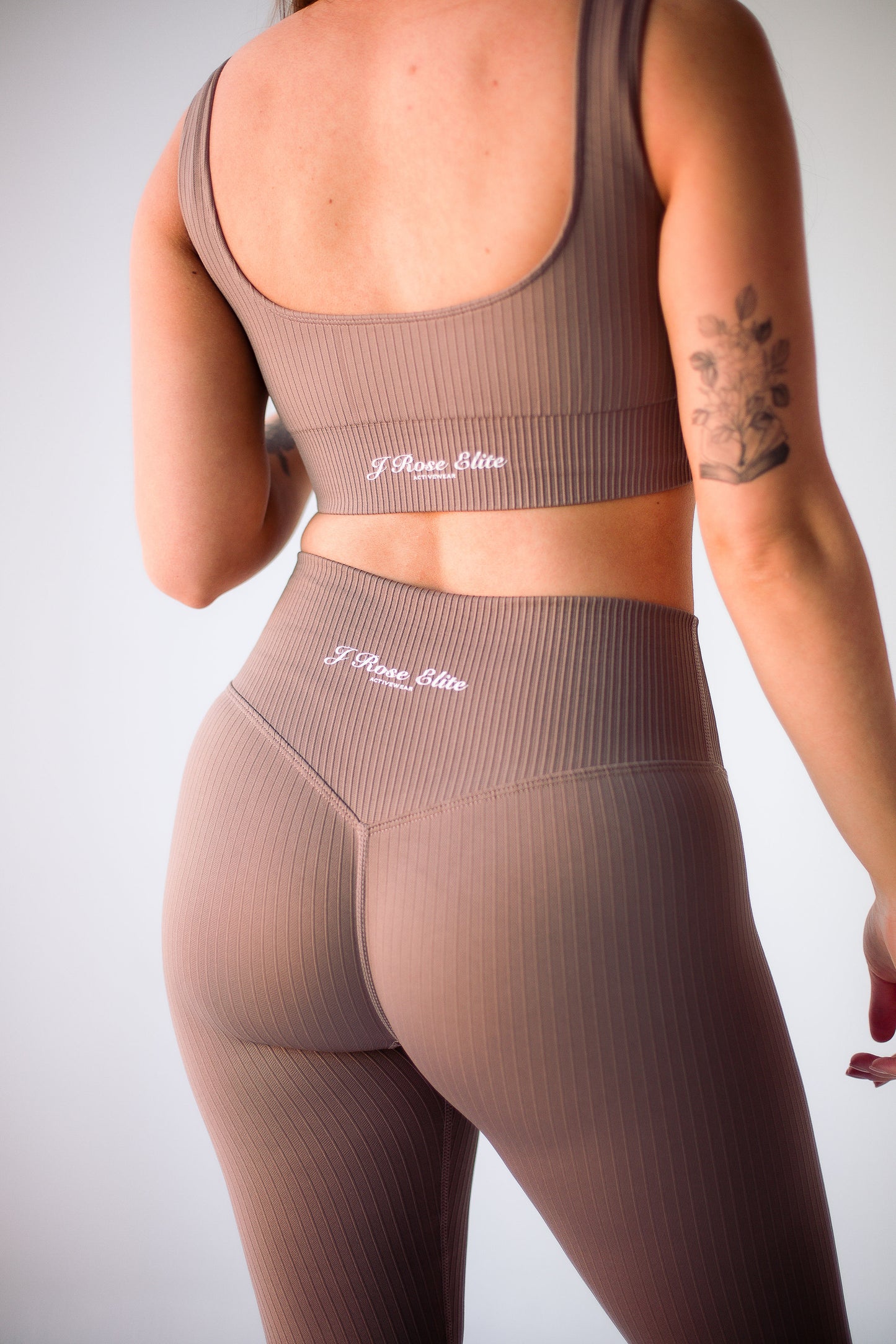 Sandstone Brown Biker Shorts- SMALL ONLY