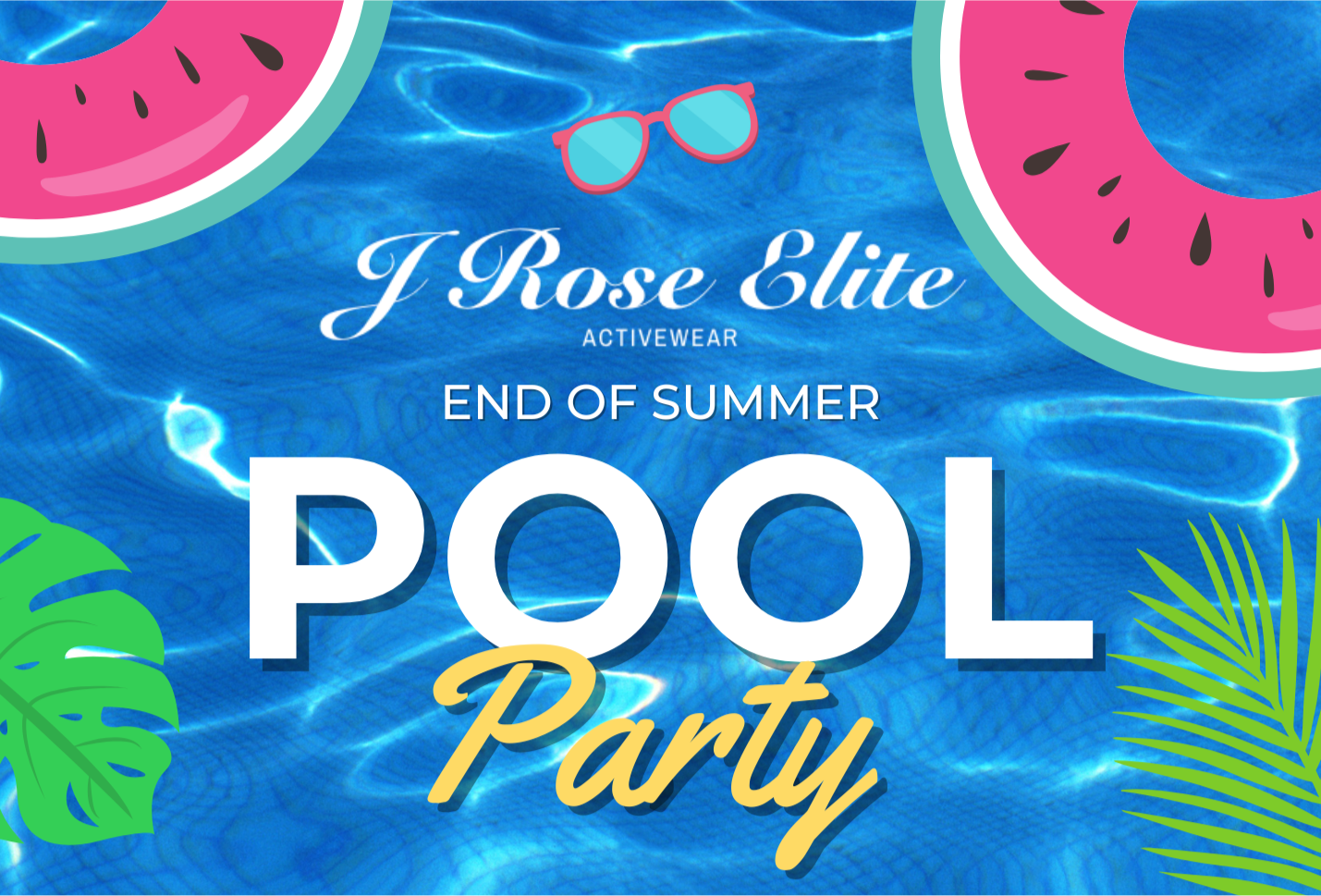 End Of Summer Pool Party