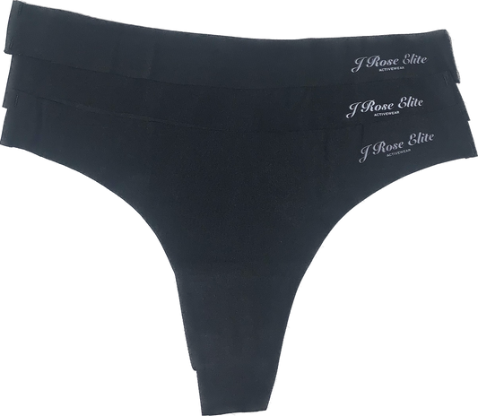 Elite Seamless Thongs- BLACK XL ONLY