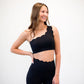 Scalloped Sports Bra - Black SMALL ONLY