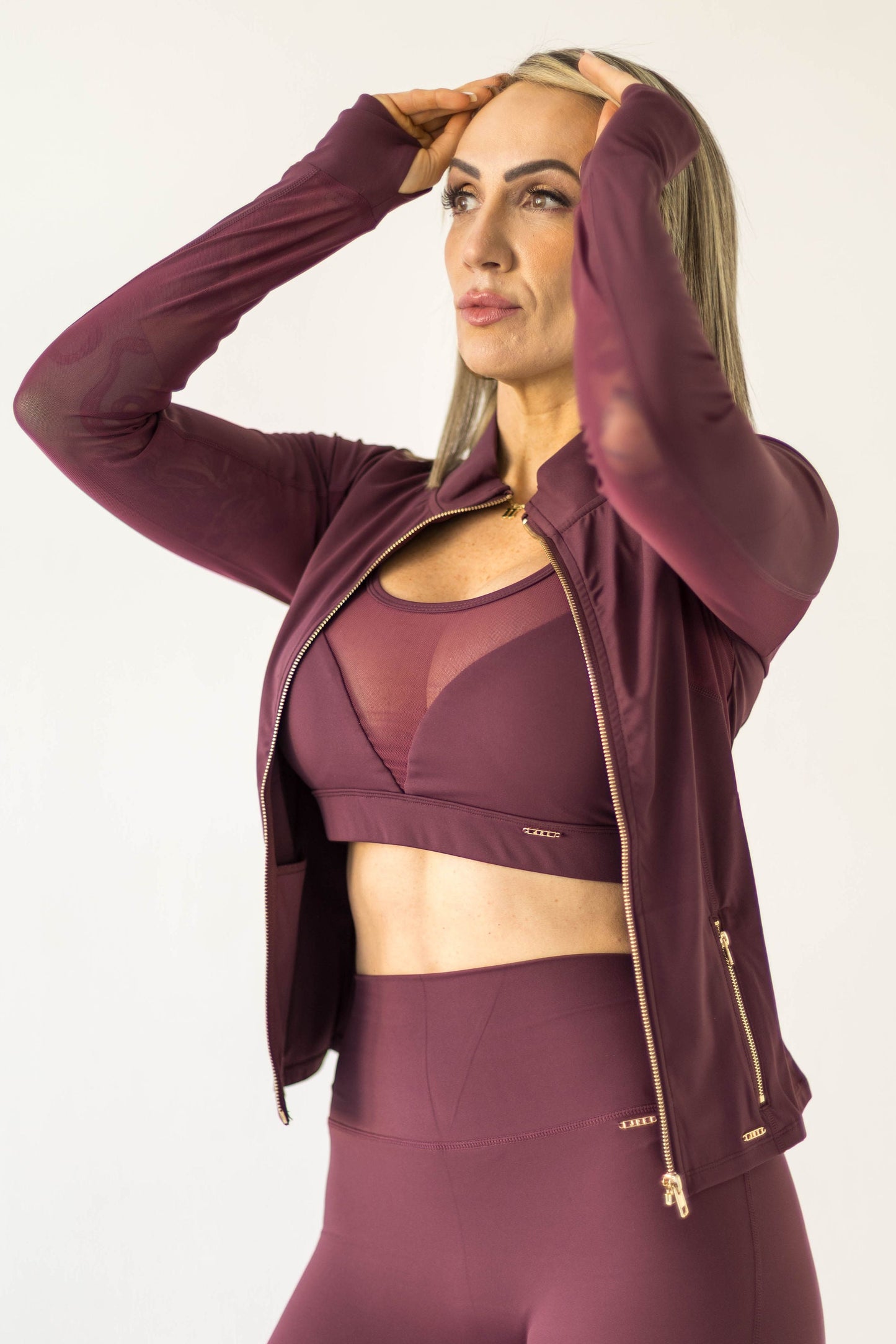 24 Karat Jacket - Burgundy