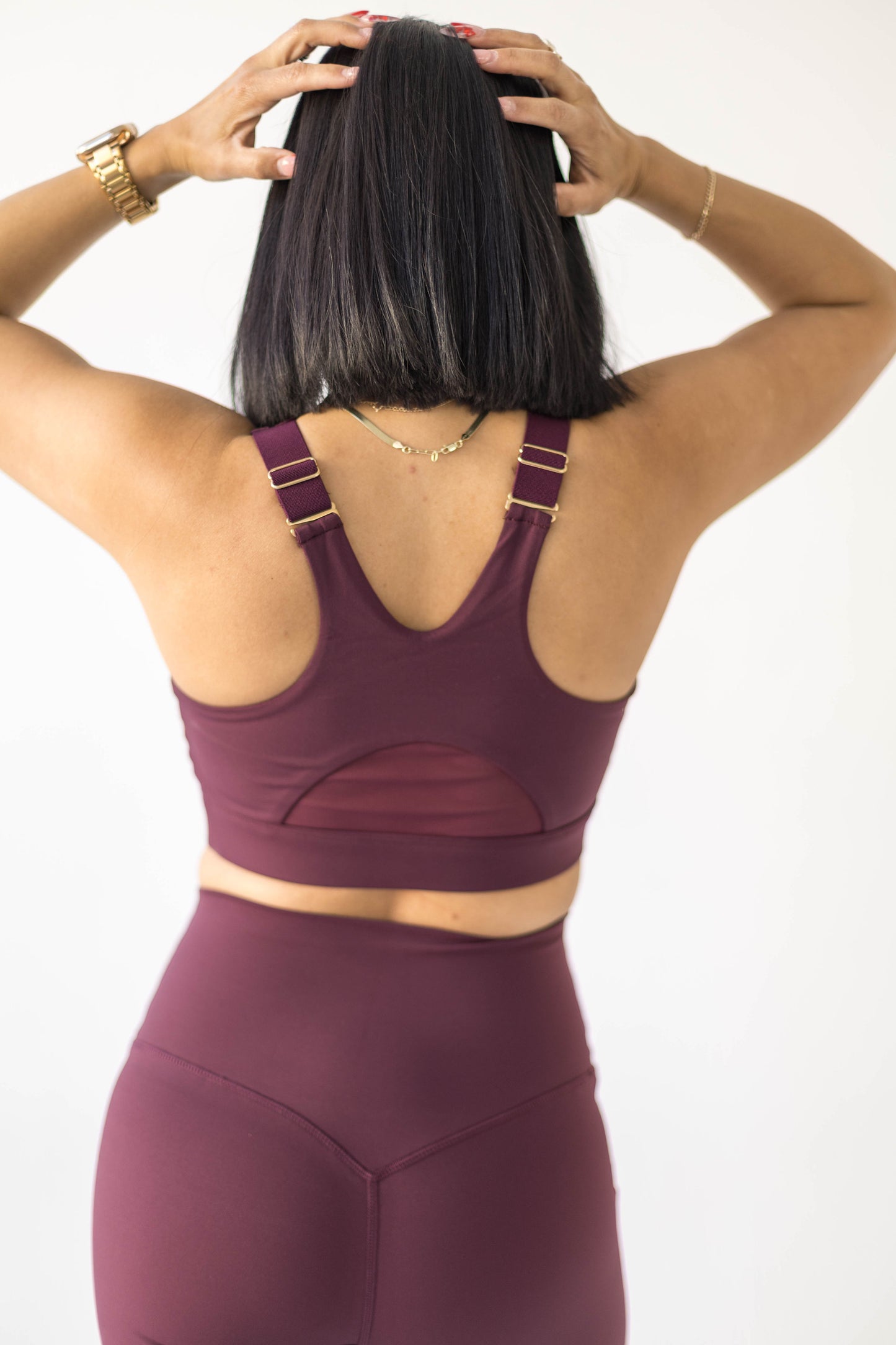 Refine Sports Bra - Burgundy
