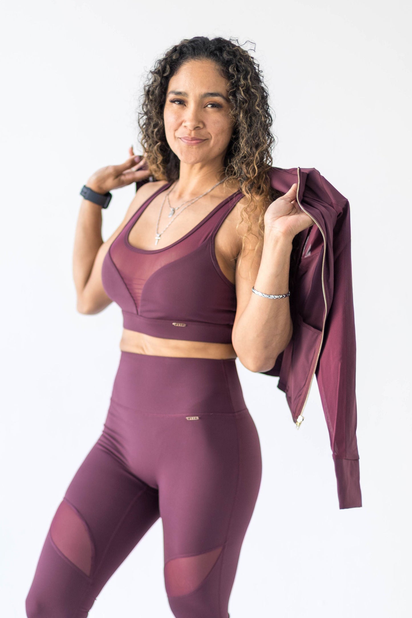Refine Sports Bra - Burgundy