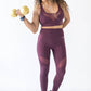 Refine Leggings - Burgundy
