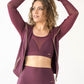 Refine Sports Bra - Burgundy