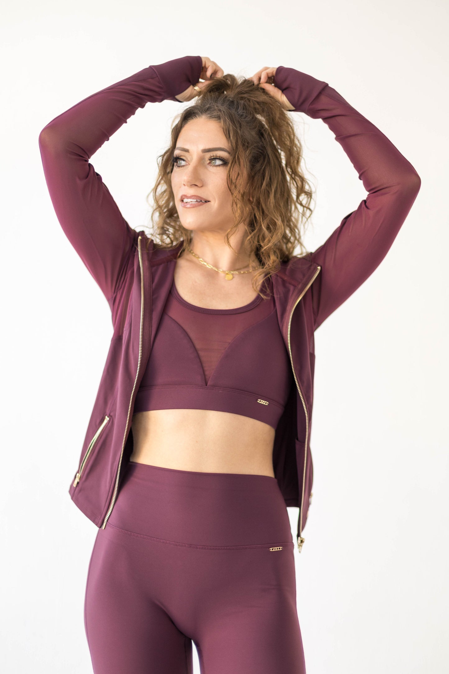 Refine Sports Bra - Burgundy