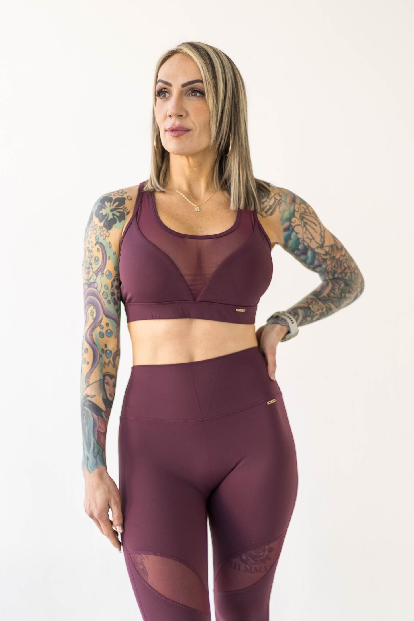 Refine Sports Bra - Burgundy