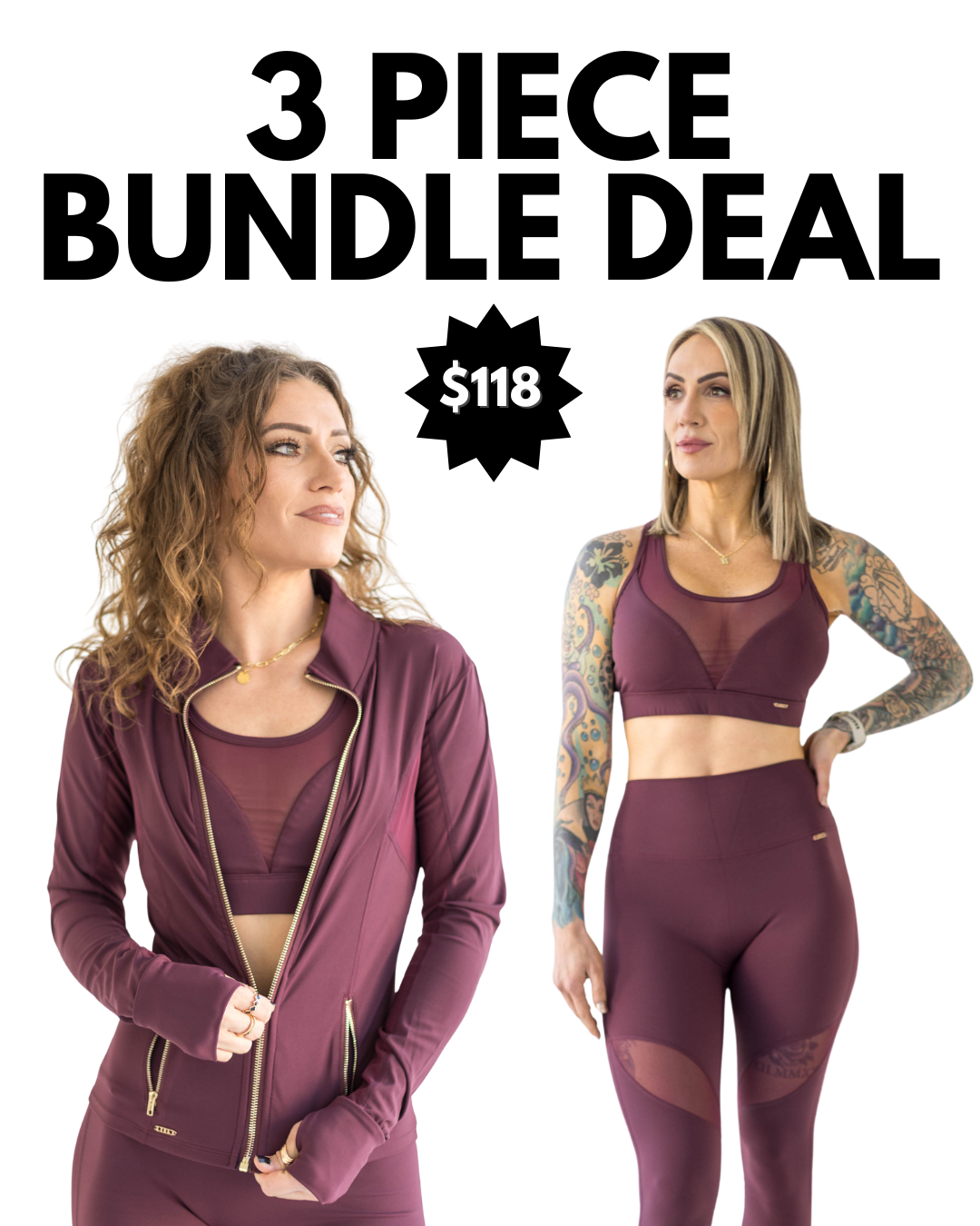 Luxe Bundle - Burgundy