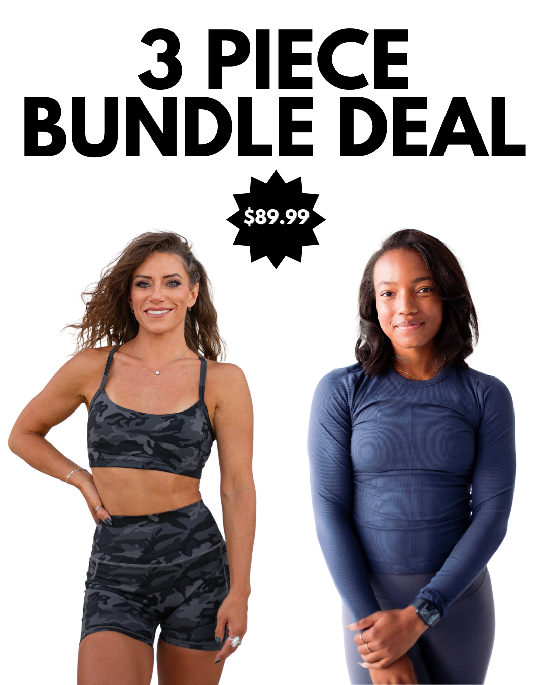 Camo Queens Shorts BUNDLE -Black