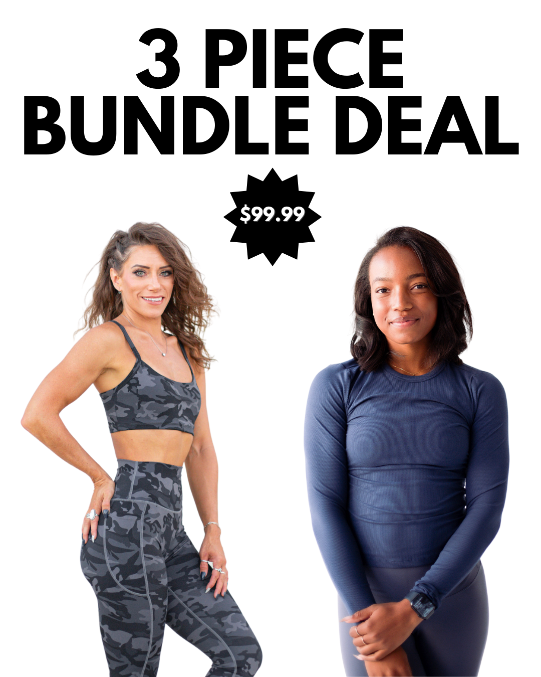 Camo Queens Leggings BUNDLE - Black