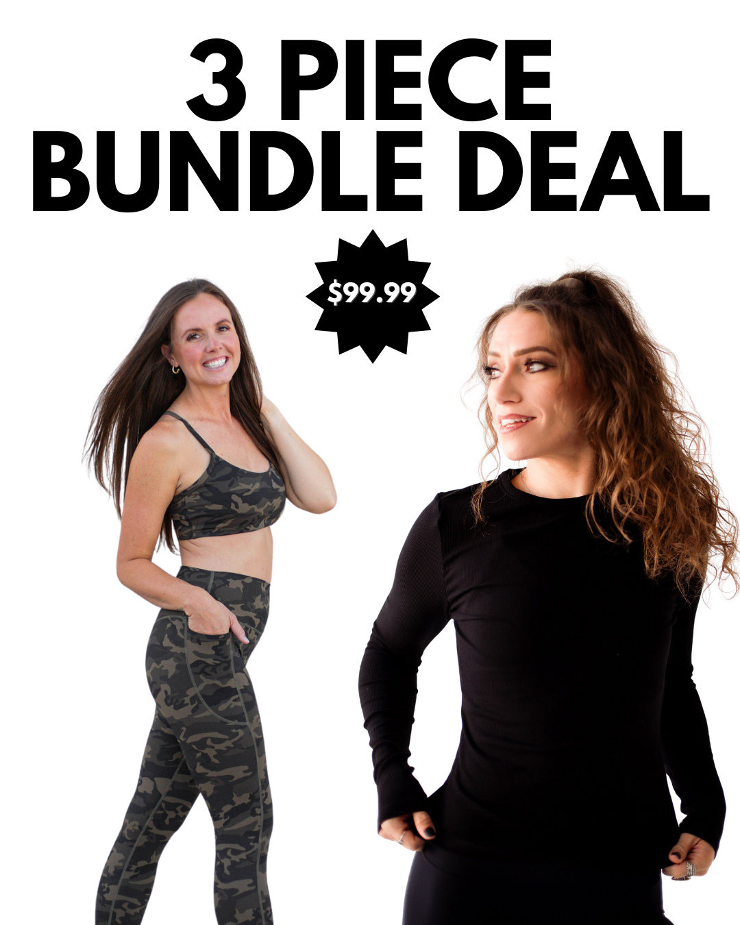 Camo Queens Leggings BUNDLE - Green