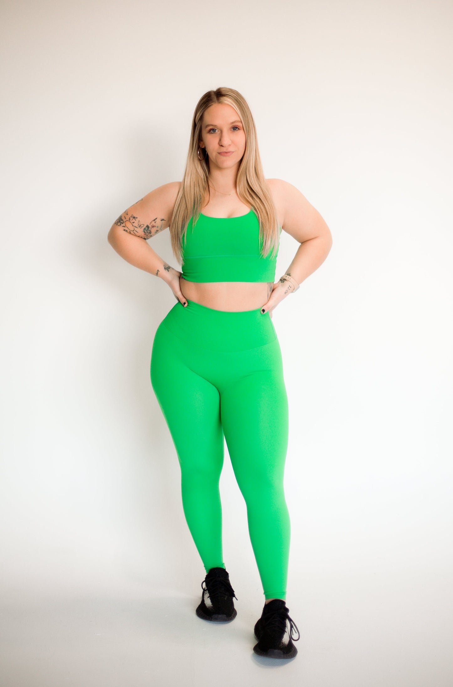 Neon Green Leggings S, XL
