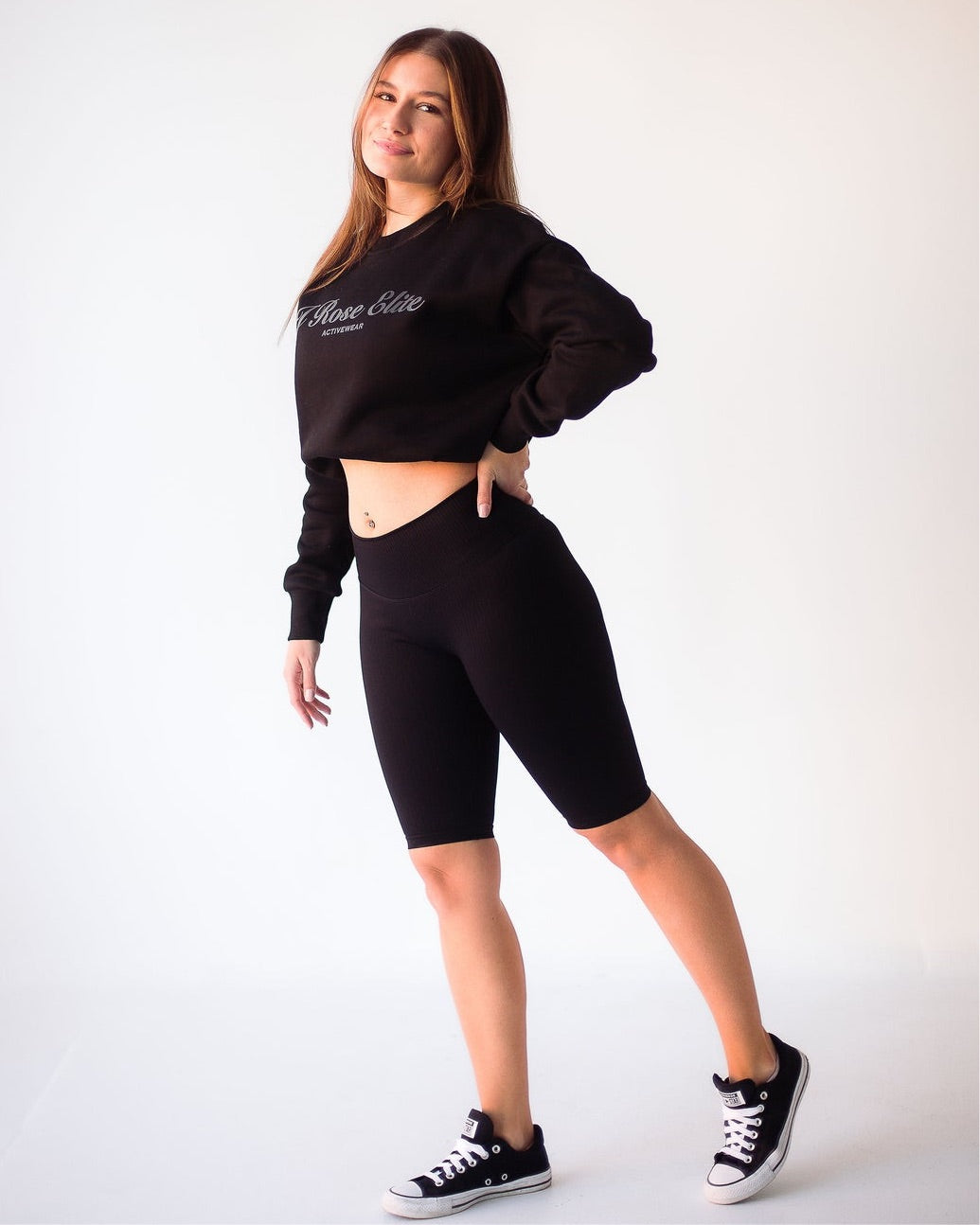 Obsidian Black Biker Shorts- XS &  S ONLY