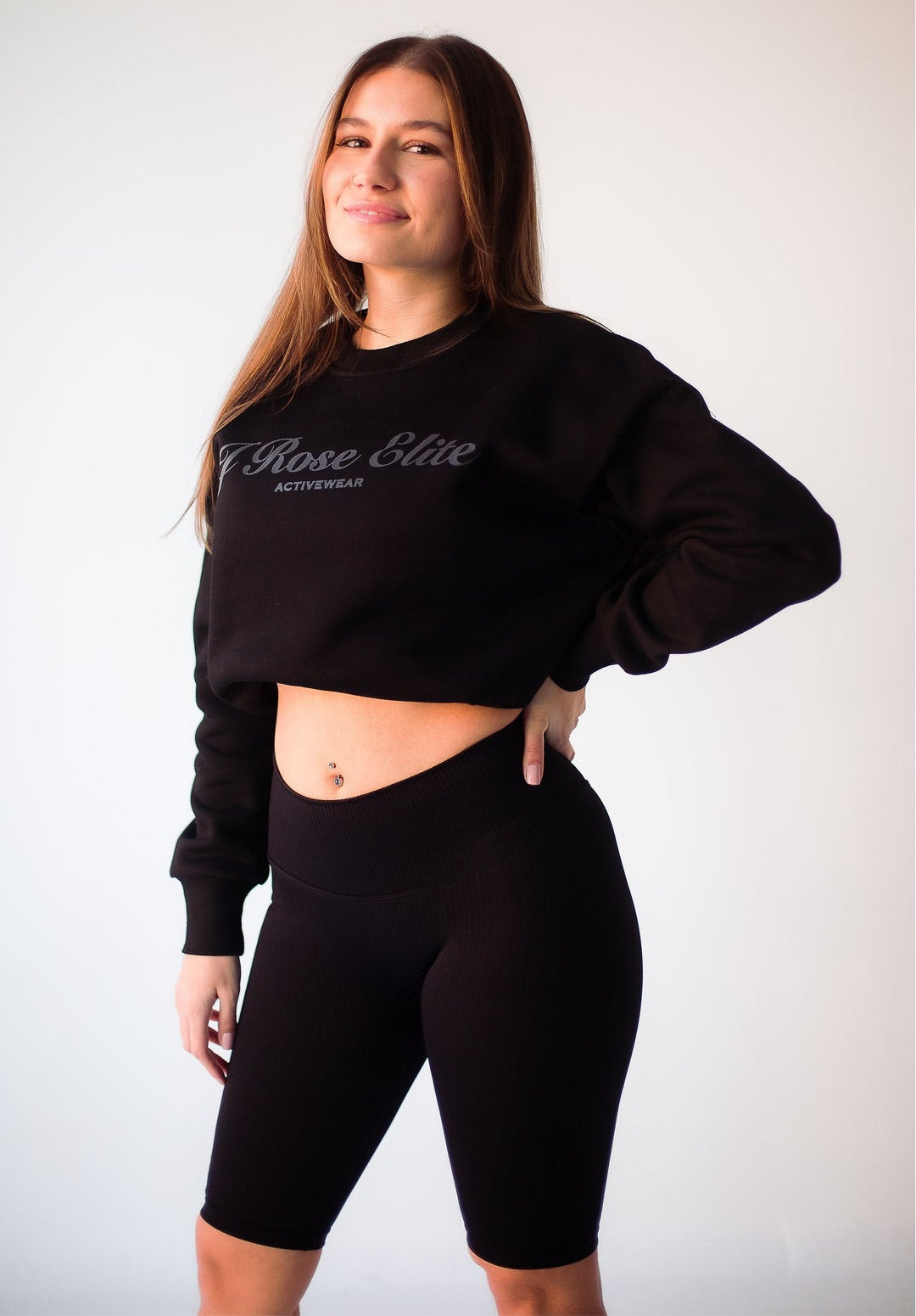 Obsidian Black Oversized Crewneck Sweatshirt- MEDIUM ONLY