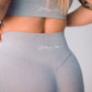 Slate Grey Biker Shorts- SMALL ONLY