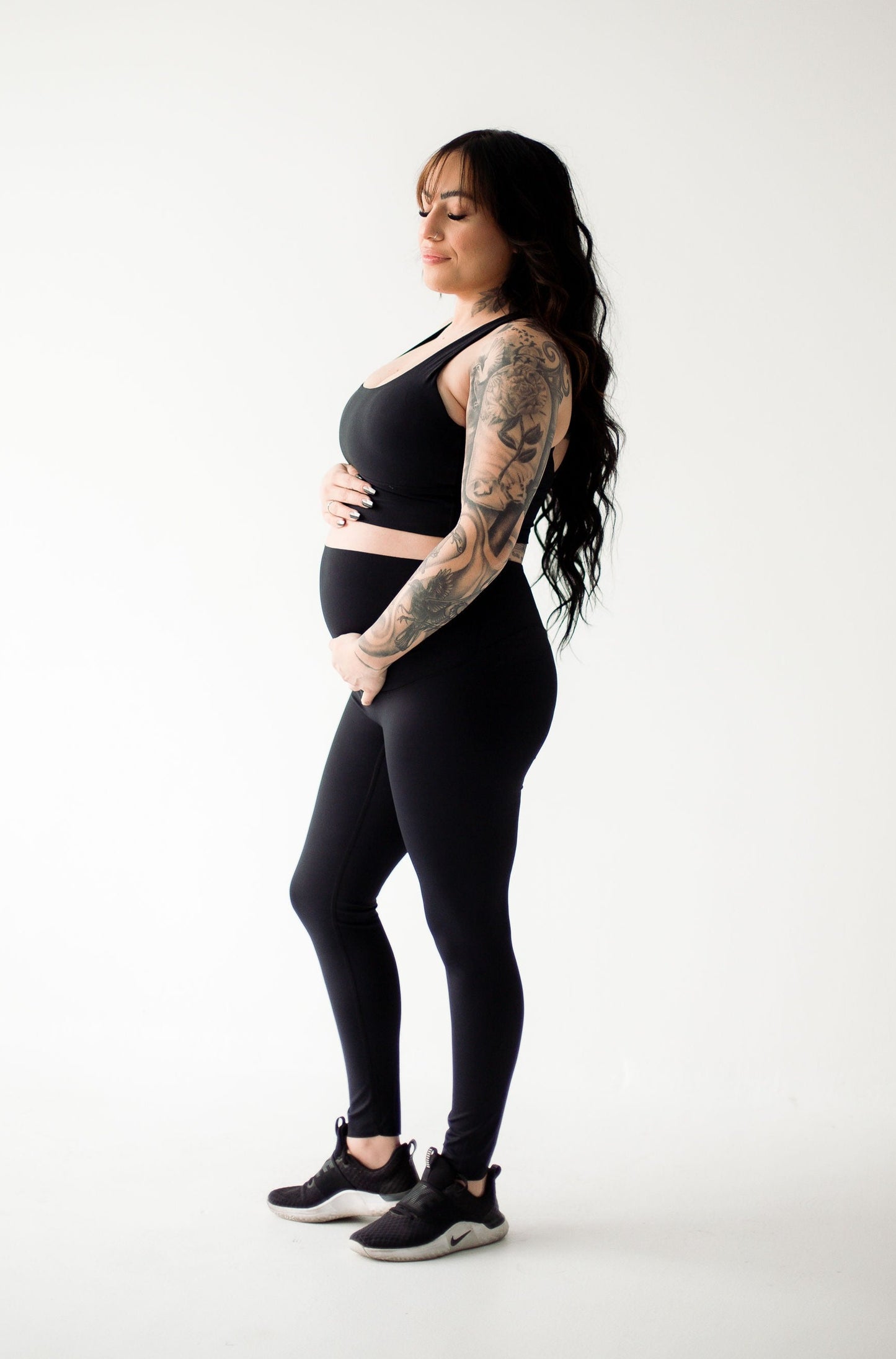 Elite Maternity Leggings-Black